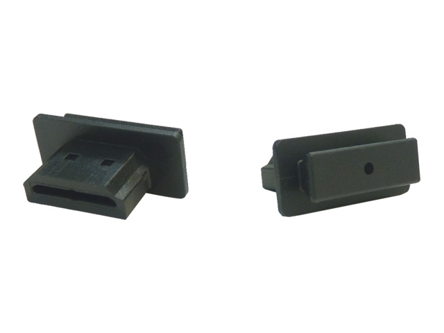 HDMIACK-B1　HDMIコネクタ用キャップ(黒)　つまみあり