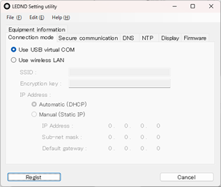 Numerical Display Setting Utility