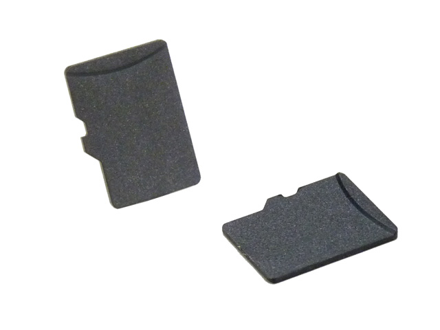 MCSDACK-B0　MicroSD/MicroSDHC/MicroSDXCタイプ メモリカード スロットカバー用ダミーカード(黒)