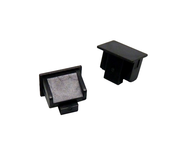 RJ45CAPK-B0　RJ45 機器側用キャップ(黒)　つまみなし