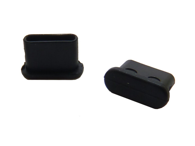 USB31CACK-B0　USB Type-C用 コネクタキャップ(黒)　つまみなし