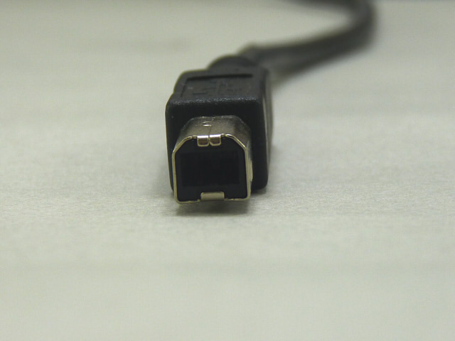 USB-Bコネクタ　オス